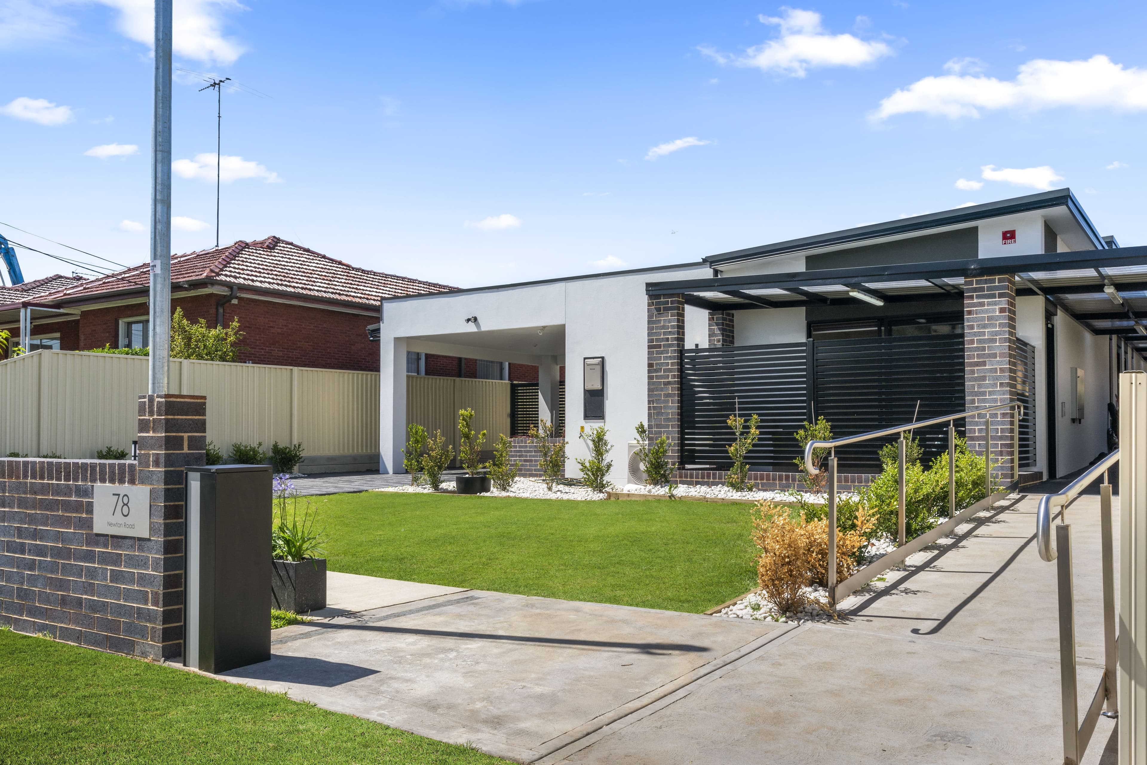 Newton Road exterior