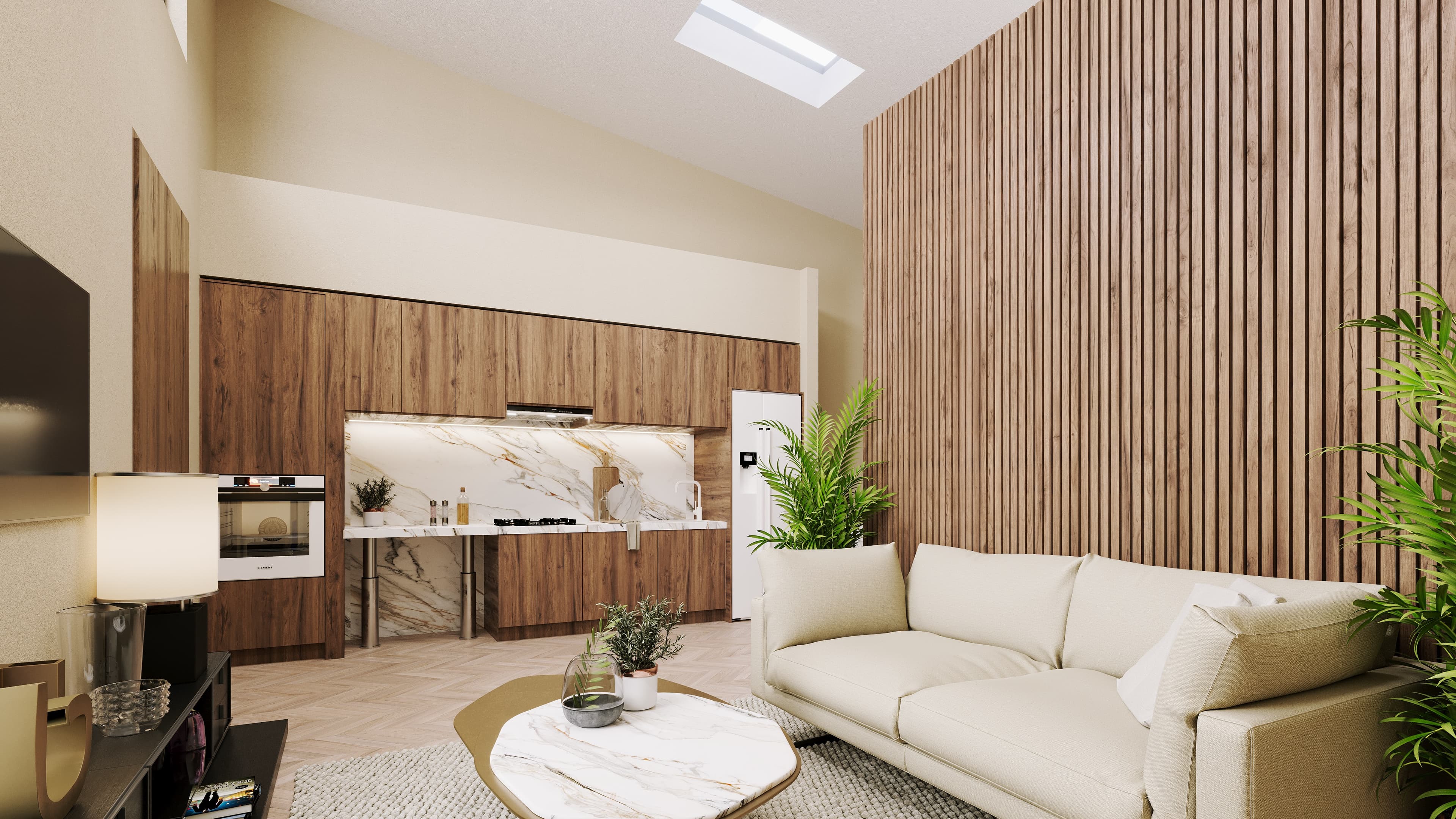 Turner Street living room render